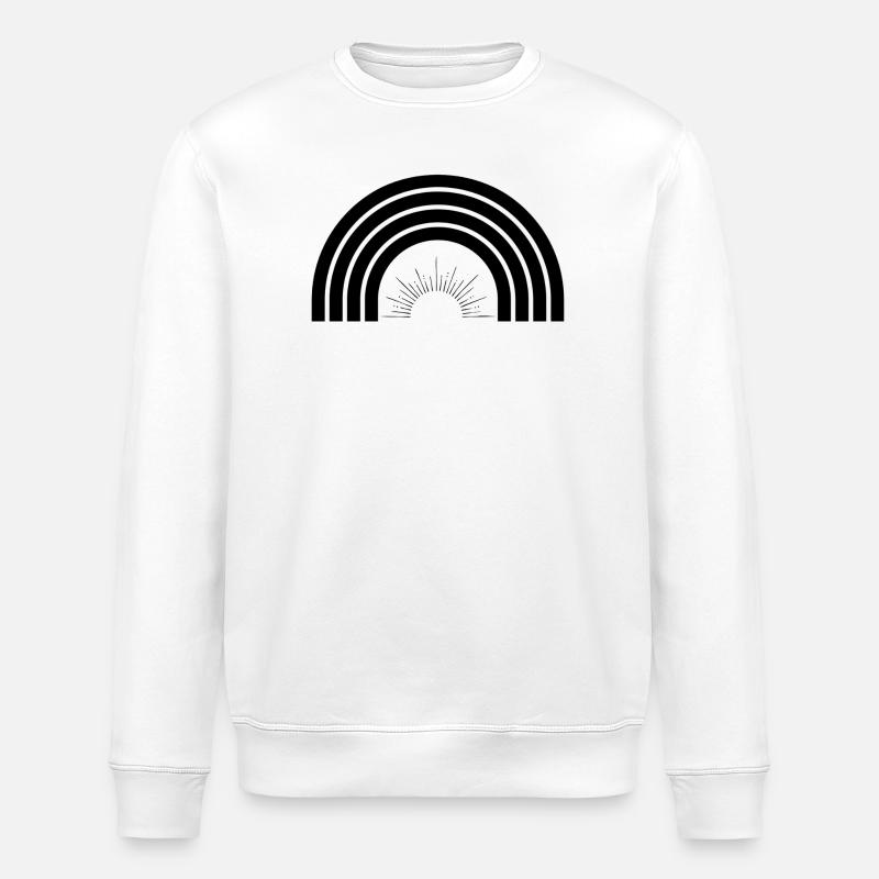 Regenbogenlicht - Stanley/Stella Unisex Bio-Sweatshirt ROLLER - Weiß