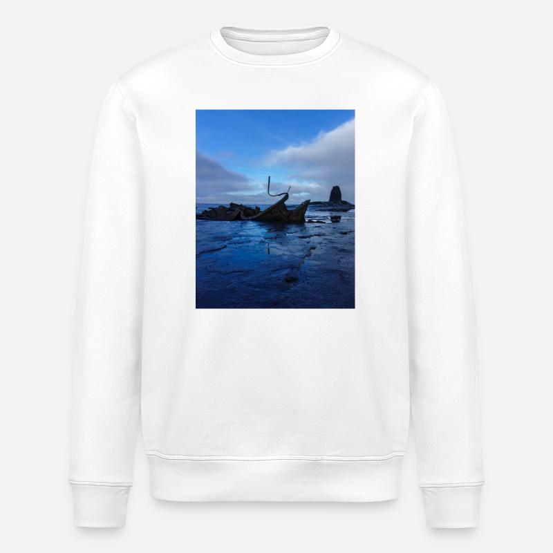 Schiffbruch - Stanley/Stella Unisex Bio-Sweatshirt ROLLER - Weiß