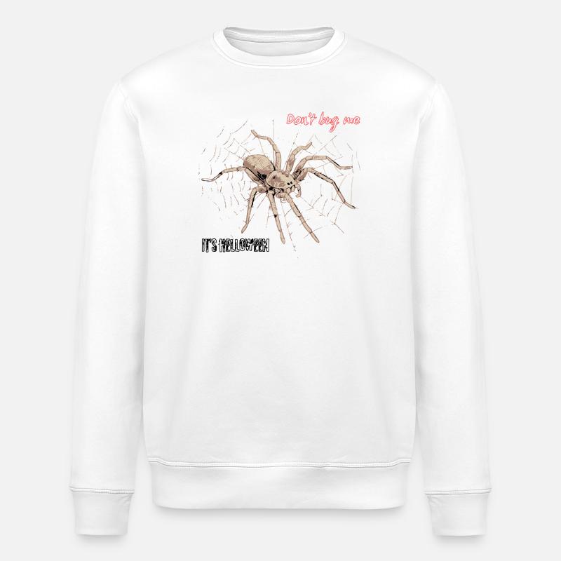 Don't bug me – it's Helloween - Stanley/Stella ROLLER Unisex Organic Sweatshirt - white