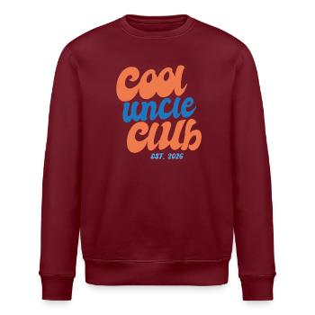 Cooler Onkel Club seit 2026 - Geschenkidee - Stanley/Stella Unisex Bio-Sweatshirt ROLLER - Weiß - Vorne - Nik (191cm)