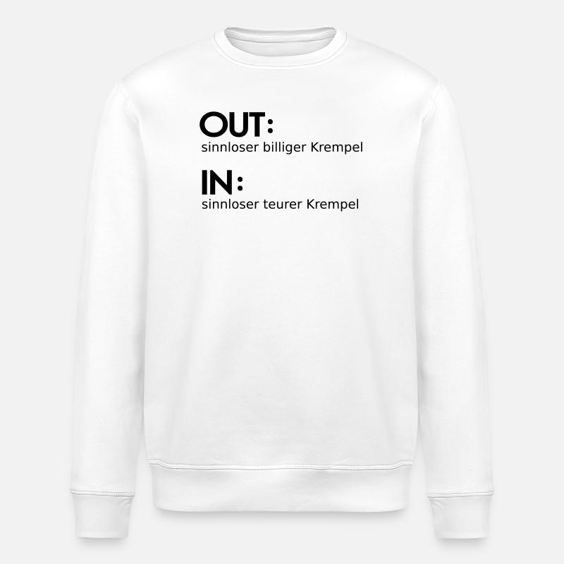 In - Out - Stanley/Stella Unisex Bio-Sweatshirt ROLLER - Weiß