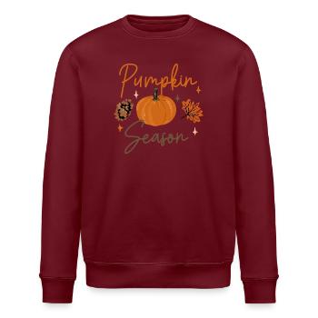 Kürbis-Saison-Grafik - Stanley/Stella Unisex Bio-Sweatshirt ROLLER - Weiß - Vorne - Nik (191cm)