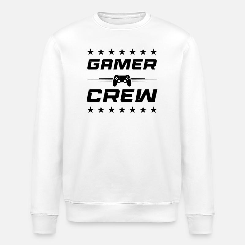 Gamepad Controller  - Stanley/Stella Unisex Bio-Sweatshirt ROLLER - Weiß
