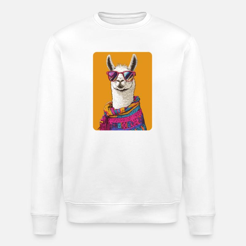 lama - Sweat bio ROLLER Stanley/Stella Unisexe - blanc