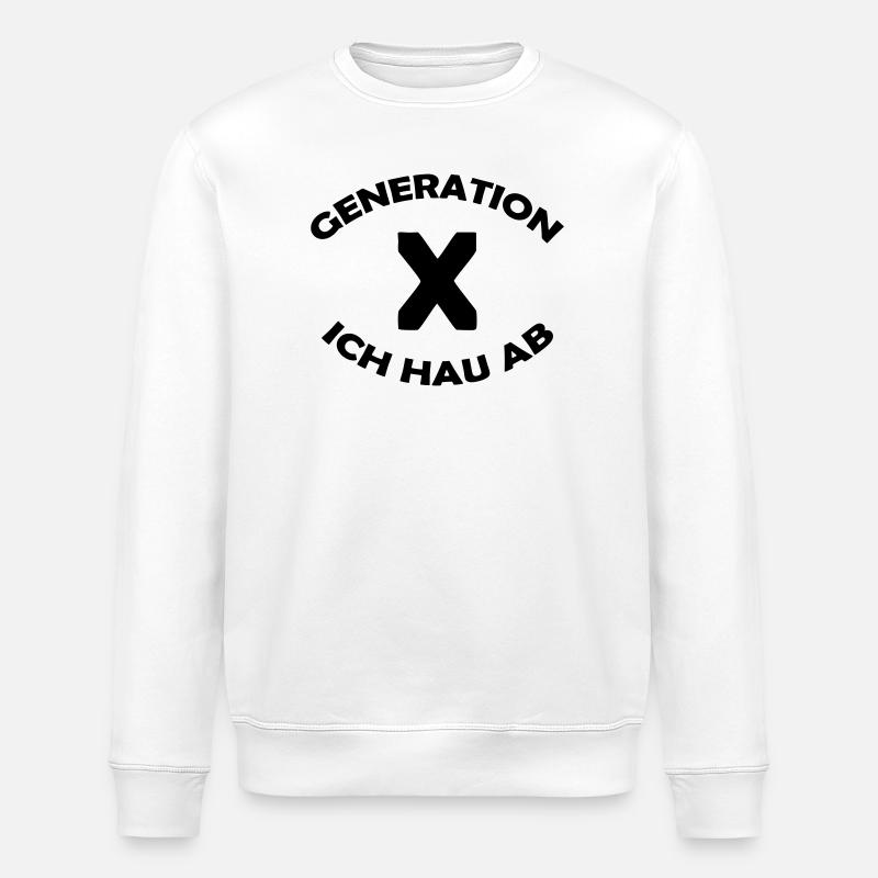 GENERATION X - Stanley/Stella Unisex Bio-Sweatshirt ROLLER - Weiß