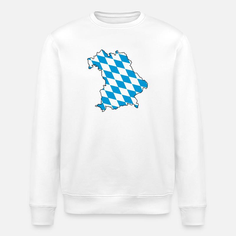 BAVIÈRE - Sweat bio ROLLER Stanley/Stella Unisexe - blanc