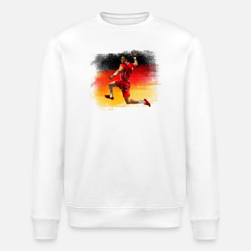 Handball - Sweat bio ROLLER Stanley/Stella Unisexe - blanc