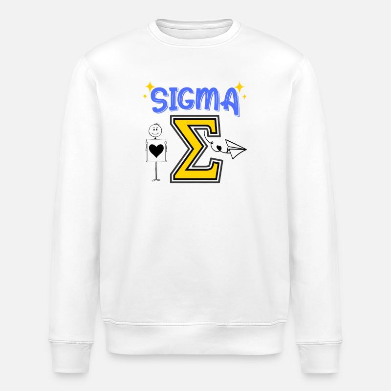 Sigma Jeunes Mots - Sweat bio ROLLER Stanley/Stella Unisexe - blanc