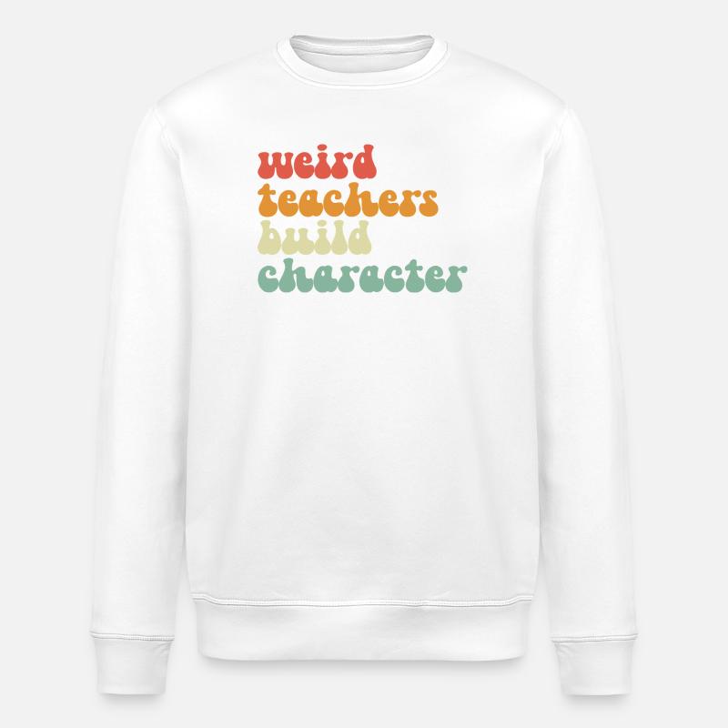 D’étranges enseignants forment le personnage - Sweat bio ROLLER Stanley/Stella Unisexe - blanc