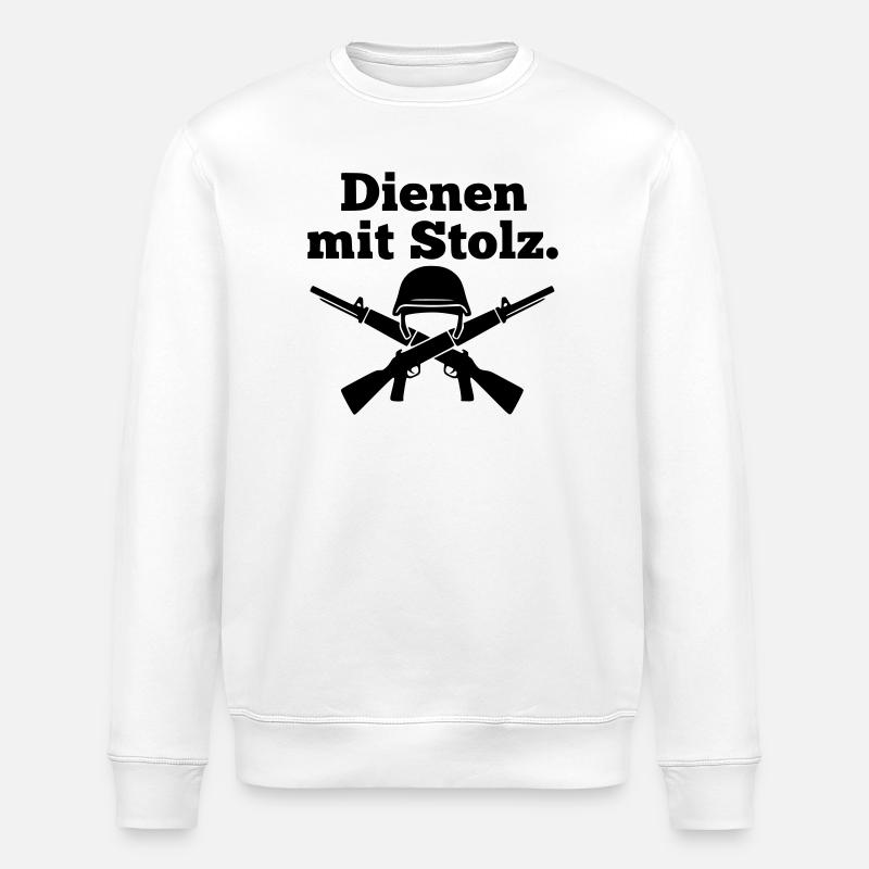 Proud - Stanley/Stella ROLLER Unisex Organic Sweatshirt - white