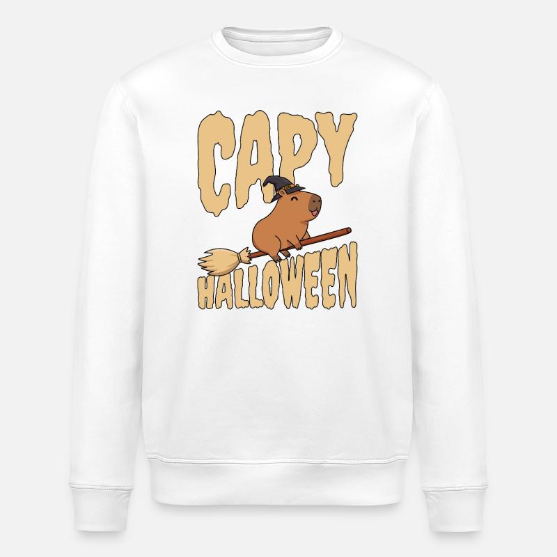 Capybara halloween - Sweat bio ROLLER Stanley/Stella Unisexe - blanc