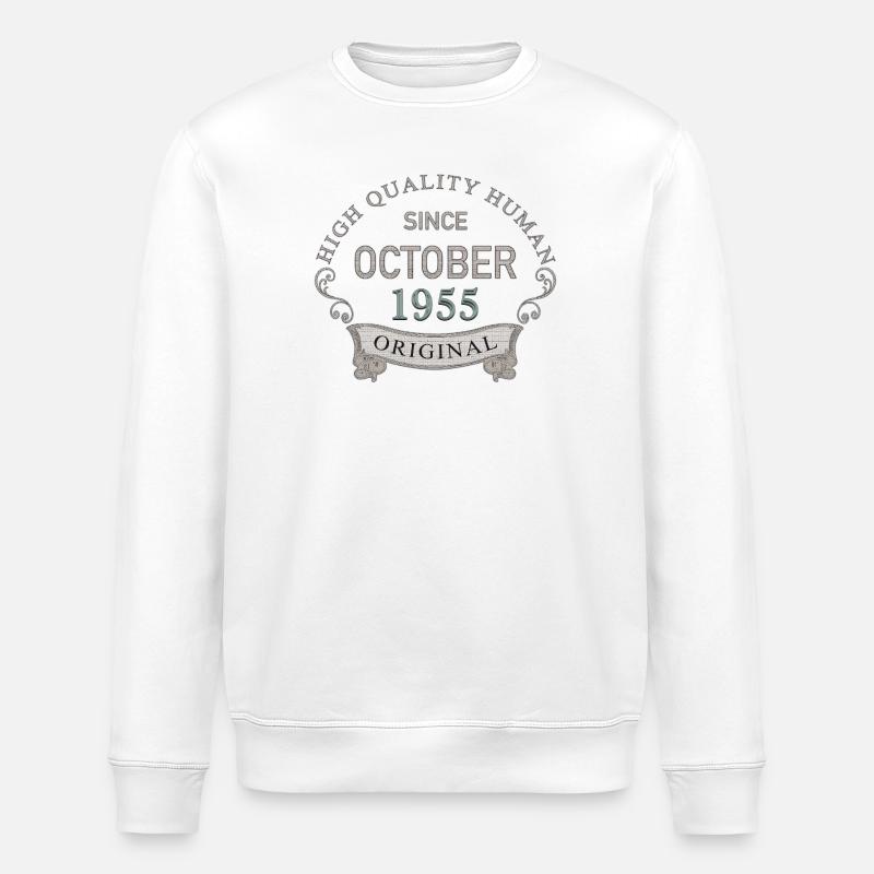 Since_October_1955 - Stanley/Stella Unisex Bio-Sweatshirt ROLLER - Weiß
