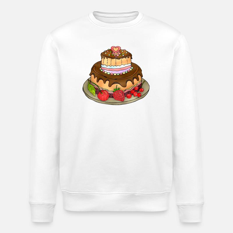 Gâteau - Sweat bio ROLLER Stanley/Stella Unisexe - blanc