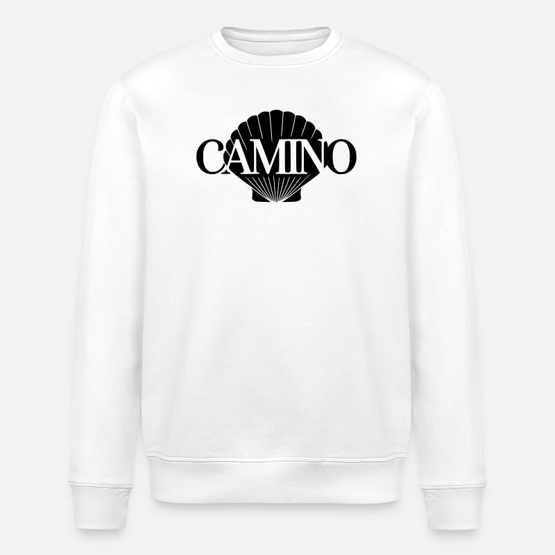Coquille de Camino - Sweat bio ROLLER Stanley/Stella Unisexe - blanc