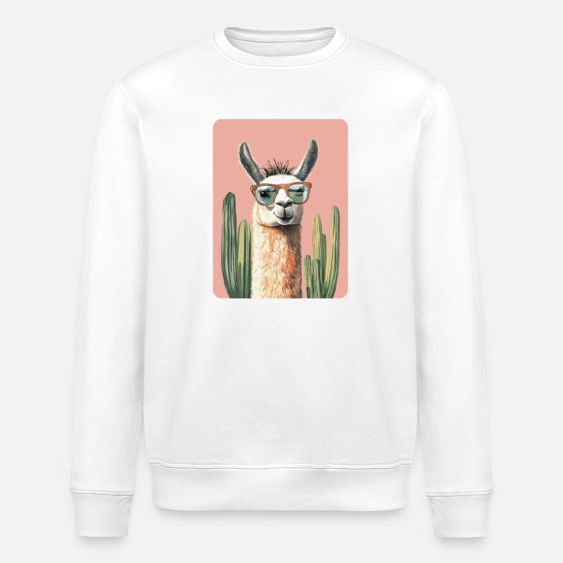 lama - Sweat bio ROLLER Stanley/Stella Unisexe - blanc