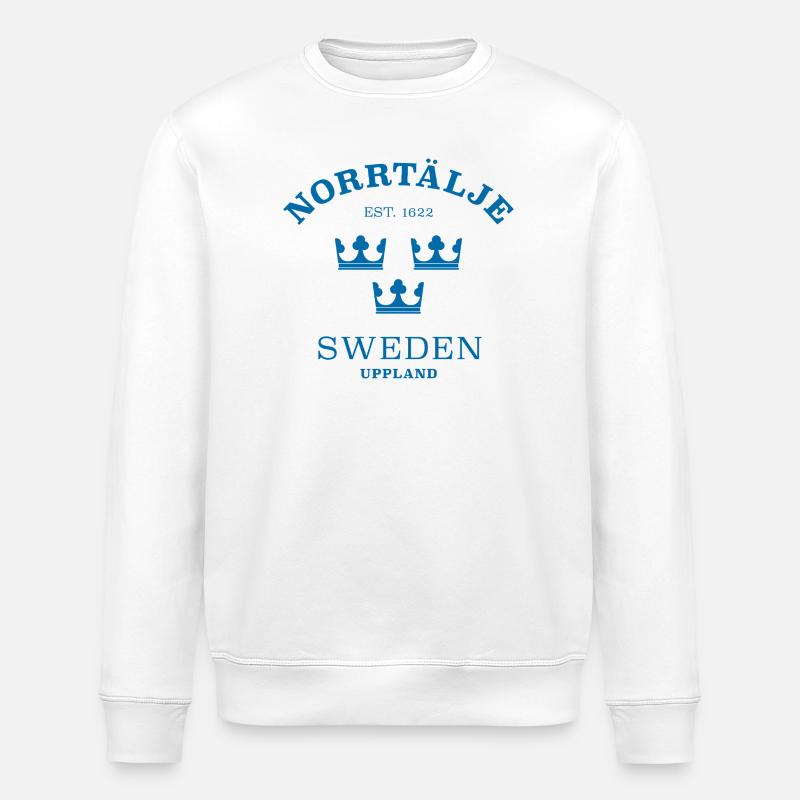 Norrtälje, Suède, Suède - Sweat bio ROLLER Stanley/Stella Unisexe - blanc