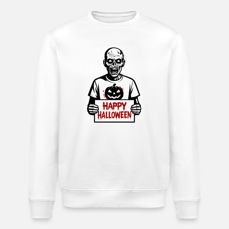 Happy Halloween Party - Stanley/Stella Unisex Bio-Sweatshirt ROLLER - Weiß