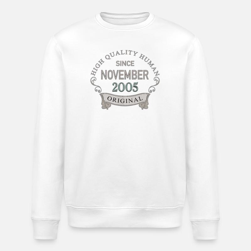 Since_November_2005 - Stanley/Stella Unisex Bio-Sweatshirt ROLLER - Weiß
