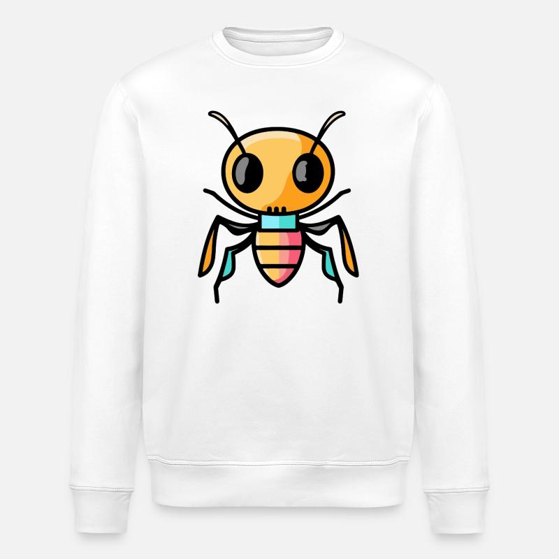 Ameise Halloween Zombie - Stanley/Stella Unisex Bio-Sweatshirt ROLLER - Weiß