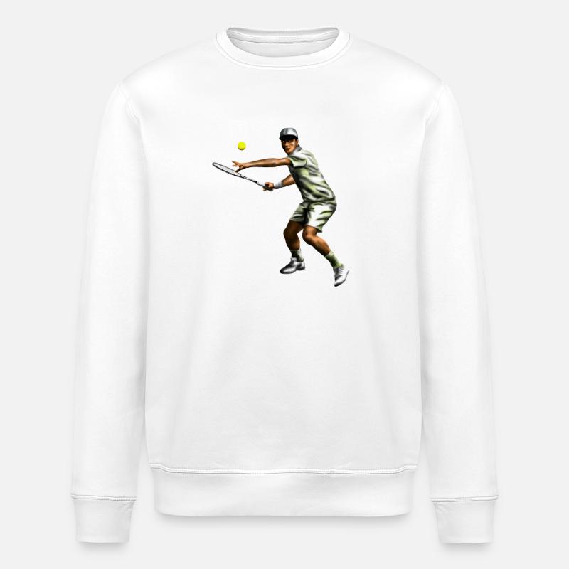 Tennis - Stanley/Stella Unisex Bio-Sweatshirt ROLLER - Weiß