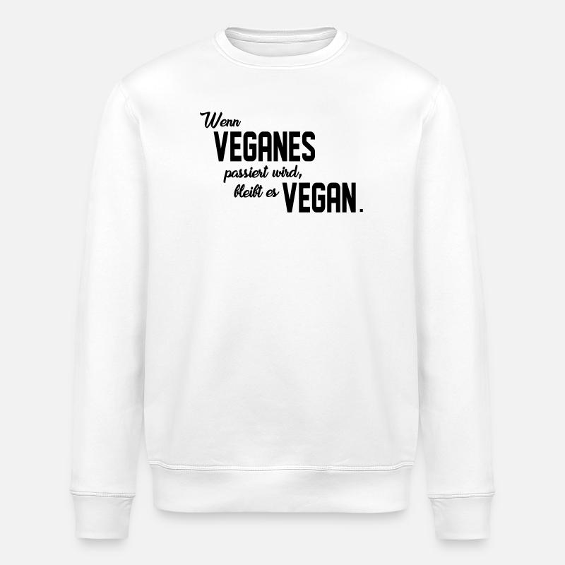 Veganes passiert - Stanley/Stella Unisex Bio-Sweatshirt ROLLER - Weiß