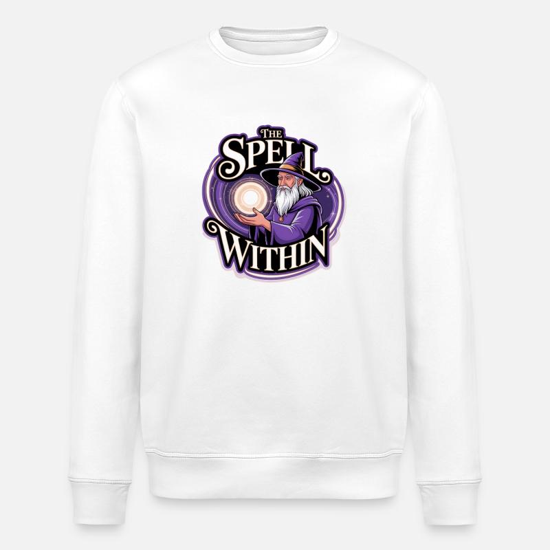 Magie Zauberer – The Spell Within - Stanley/Stella Unisex Bio-Sweatshirt ROLLER - Weiß