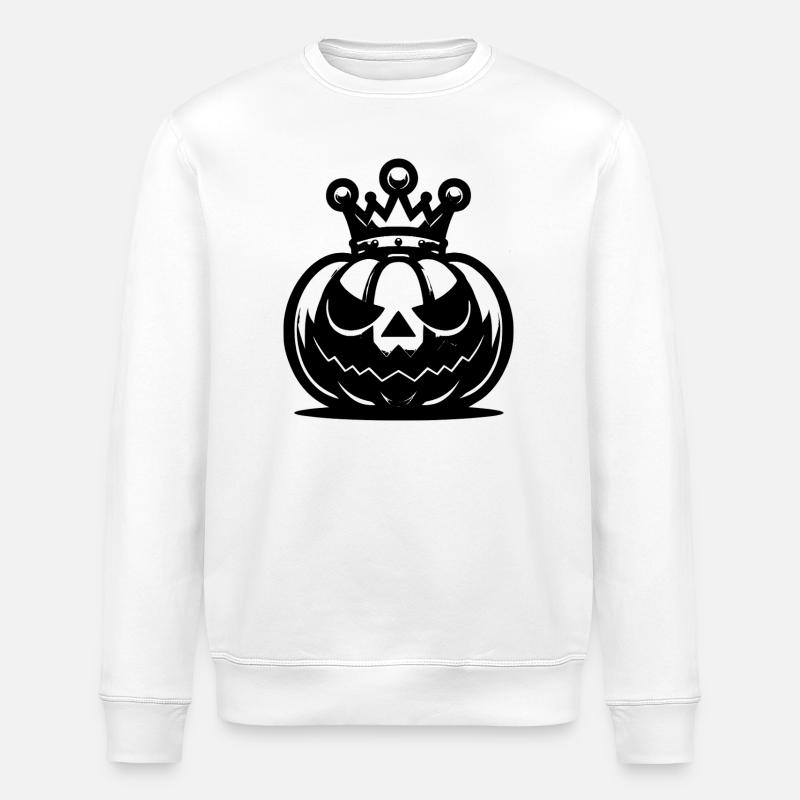 Pumpkin King - Stanley/Stella Unisex Bio-Sweatshirt ROLLER - Weiß