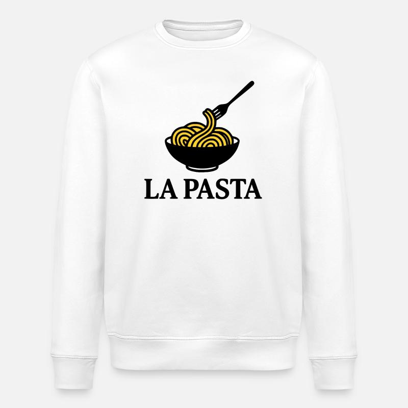 La Pasta - Stanley/Stella Unisex Bio-Sweatshirt ROLLER - Weiß