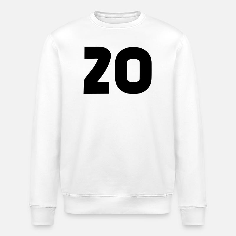 20 - Stanley/Stella ROLLER Unisex Organic Sweatshirt - white