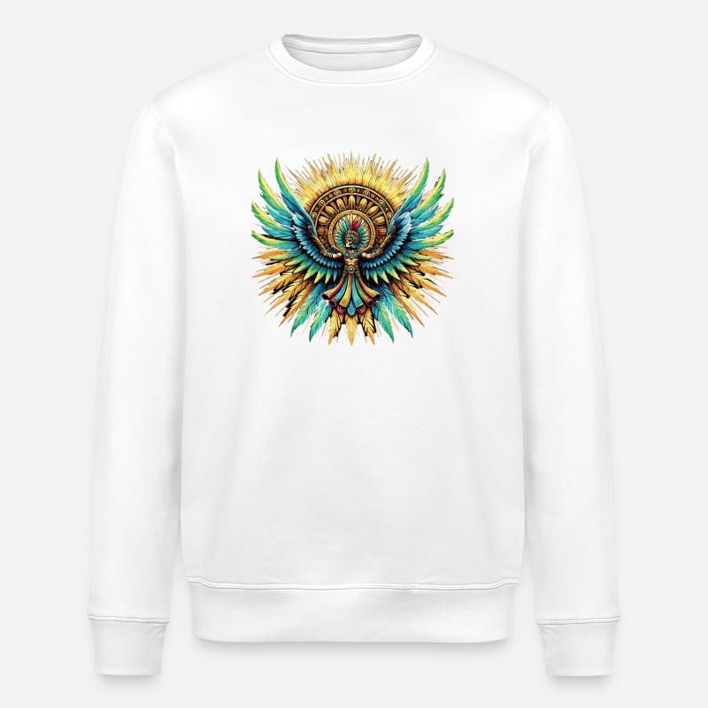 Aztecs - Stanley/Stella ROLLER Unisex Organic Sweatshirt - white