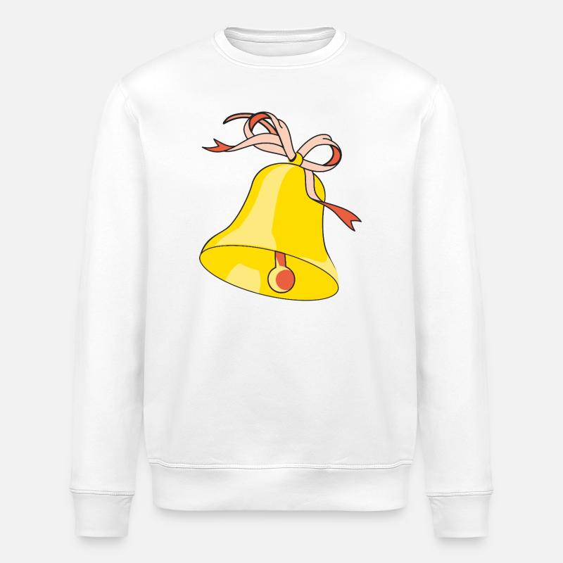 Glocke mit Schlaufe - Stanley/Stella Unisex Bio-Sweatshirt ROLLER - Weiß