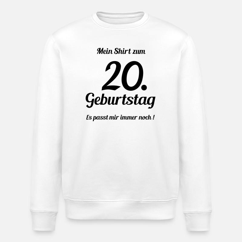 Passt seit 20 - Stanley/Stella Unisex Bio-Sweatshirt ROLLER - Weiß