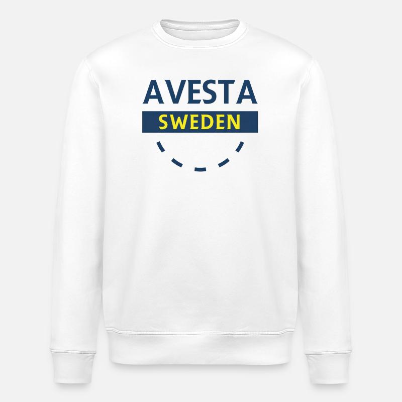 AvestA Schweden Emblem - Stanley/Stella Unisex Bio-Sweatshirt ROLLER - Weiß