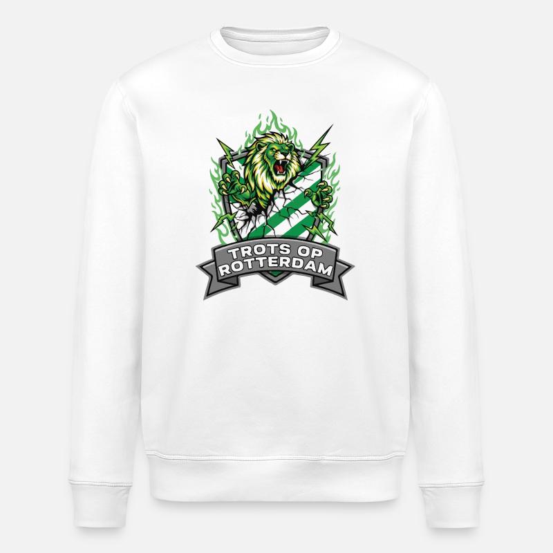 Stolz auf Rotterdam - Stanley/Stella Unisex Bio-Sweatshirt ROLLER - Weiß
