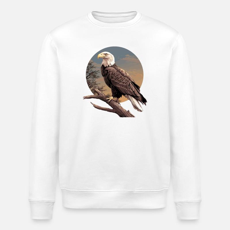 Adler - Stanley/Stella Unisex Bio-Sweatshirt ROLLER - Weiß