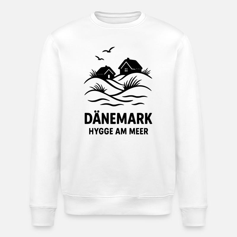 Danemark Hygge - Sweat bio ROLLER Stanley/Stella Unisexe - blanc