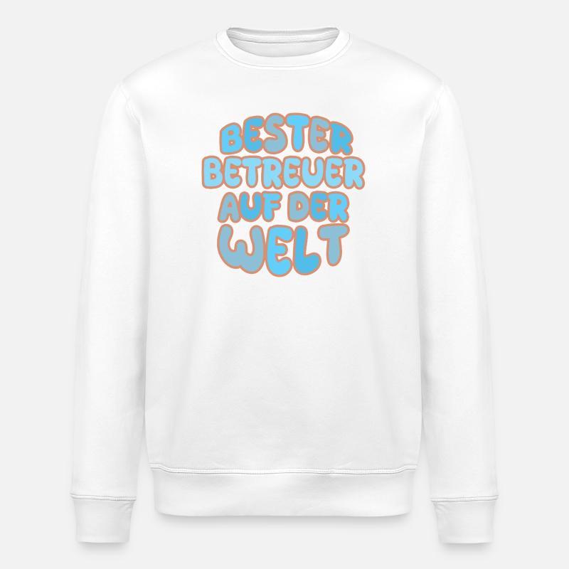 Cadeau pour aidant - Sweat bio ROLLER Stanley/Stella Unisexe - blanc