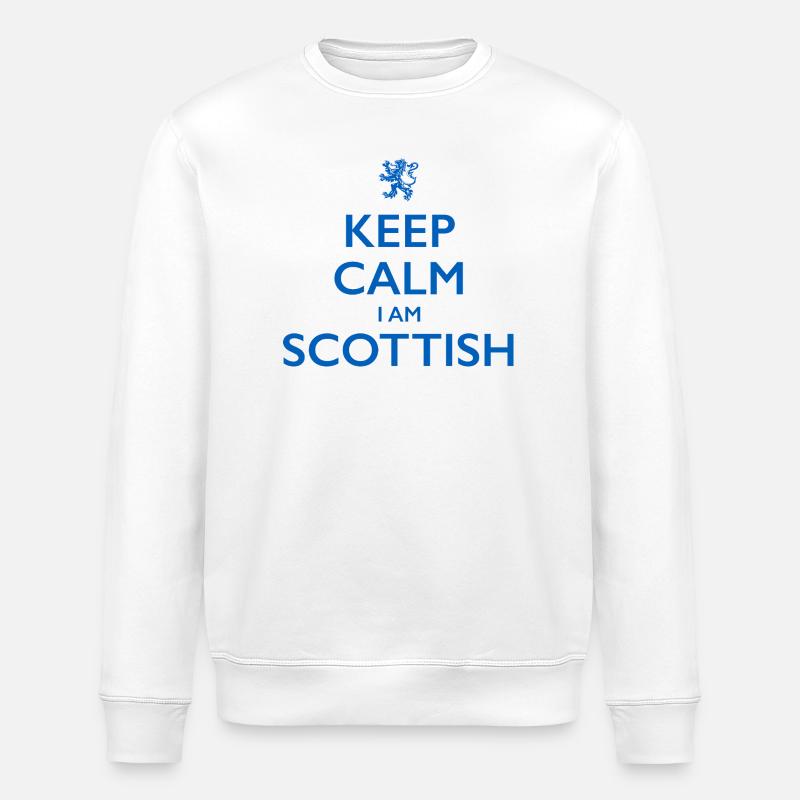 Scottish Scot, Écosse - Sweat bio ROLLER Stanley/Stella Unisexe - blanc