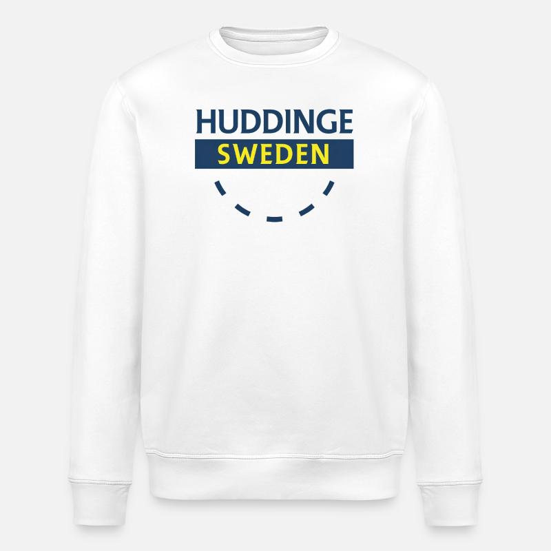 Huddinge Suède Panneau Circulaire - Sweat bio ROLLER Stanley/Stella Unisexe - blanc