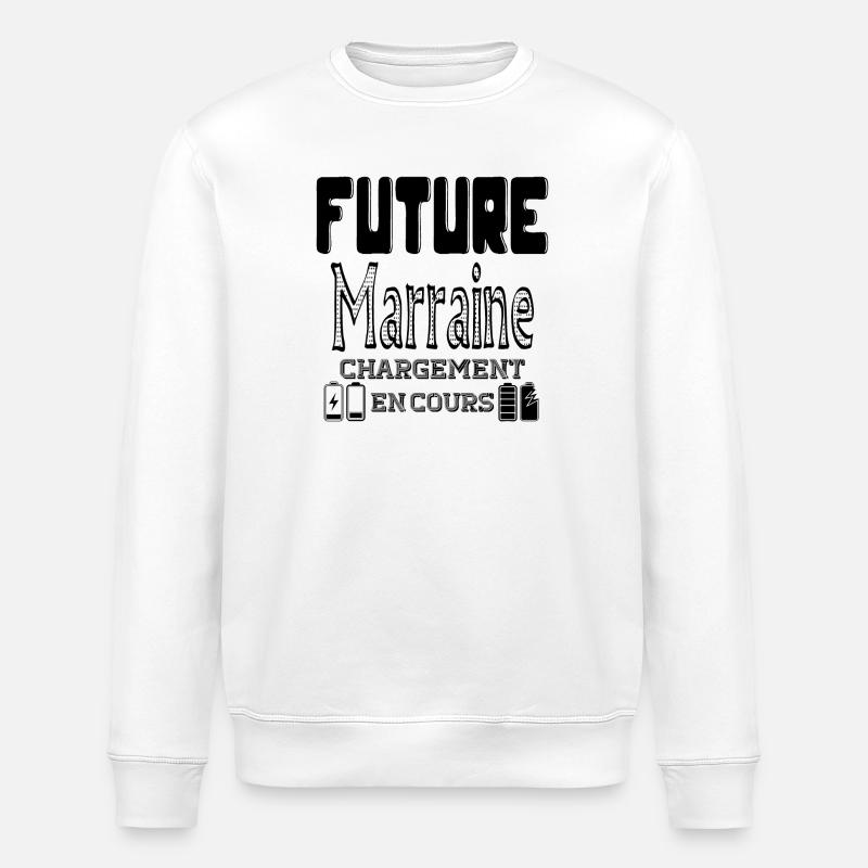 Future Godmother Loading In Progress - Stanley/Stella ROLLER Unisex Organic Sweatshirt - white