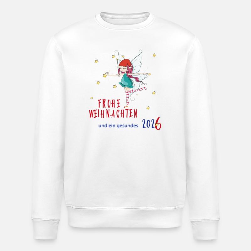 Joyeux Noël - Sweat bio ROLLER Stanley/Stella Unisexe - blanc