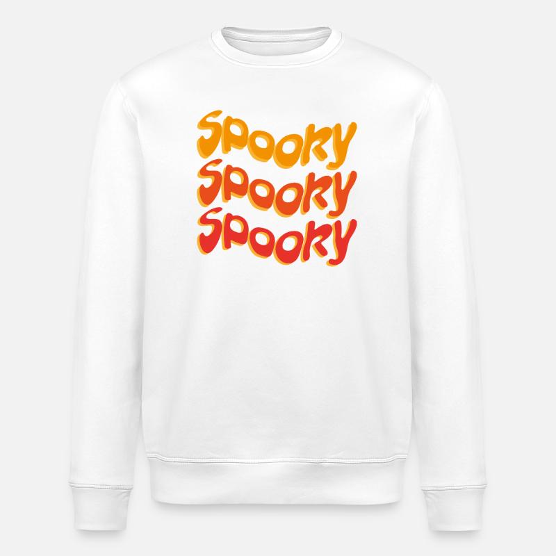 Halloween Spooky - Stanley/Stella Unisex Bio-Sweatshirt ROLLER - Weiß