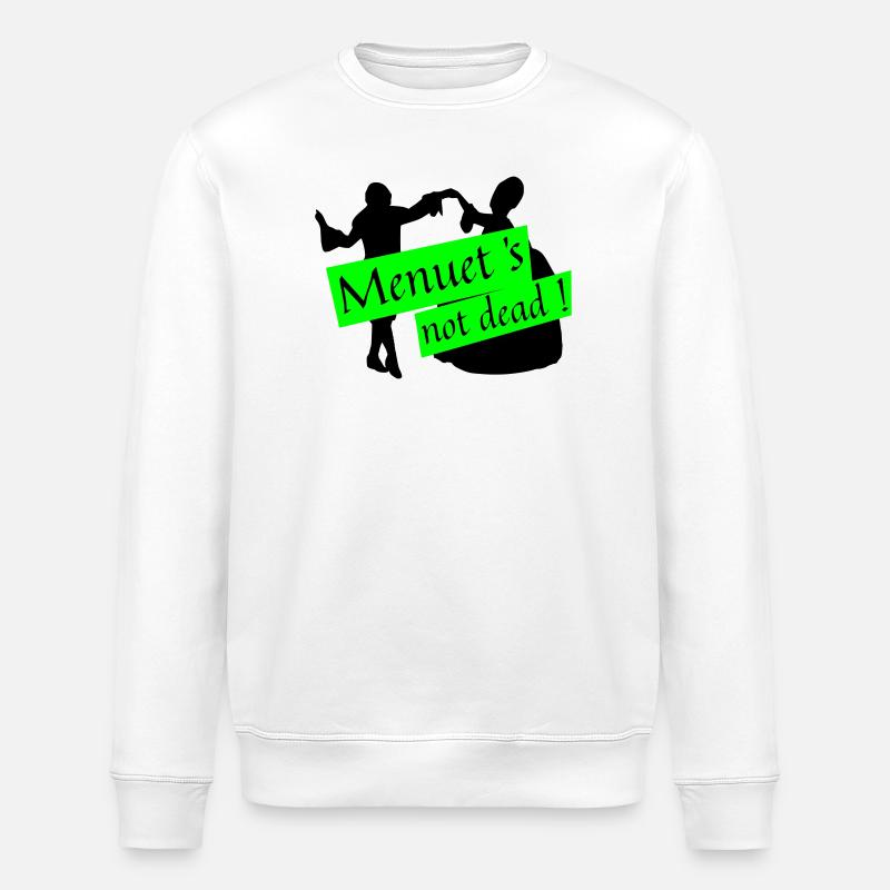 Menuet is not dead - Stanley/Stella Unisex Bio-Sweatshirt ROLLER - Weiß