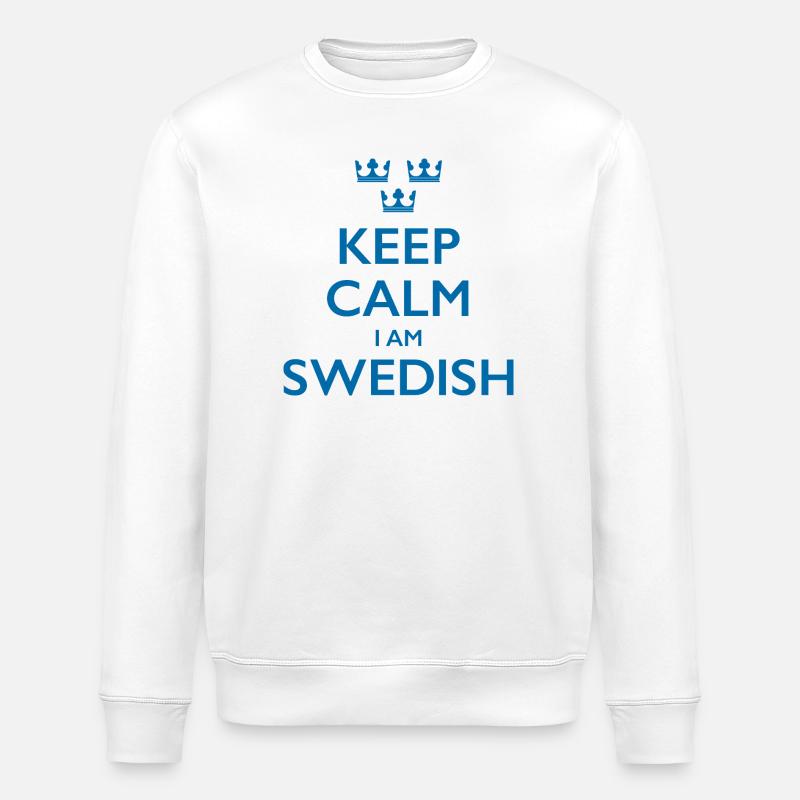 Swedish Sweden Schweden - Stanley/Stella Unisex Bio-Sweatshirt ROLLER - Weiß