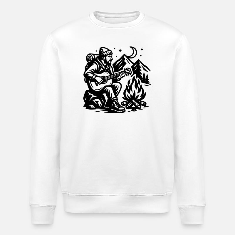 Lagerfeuer - Stanley/Stella Unisex Bio-Sweatshirt ROLLER - Weiß