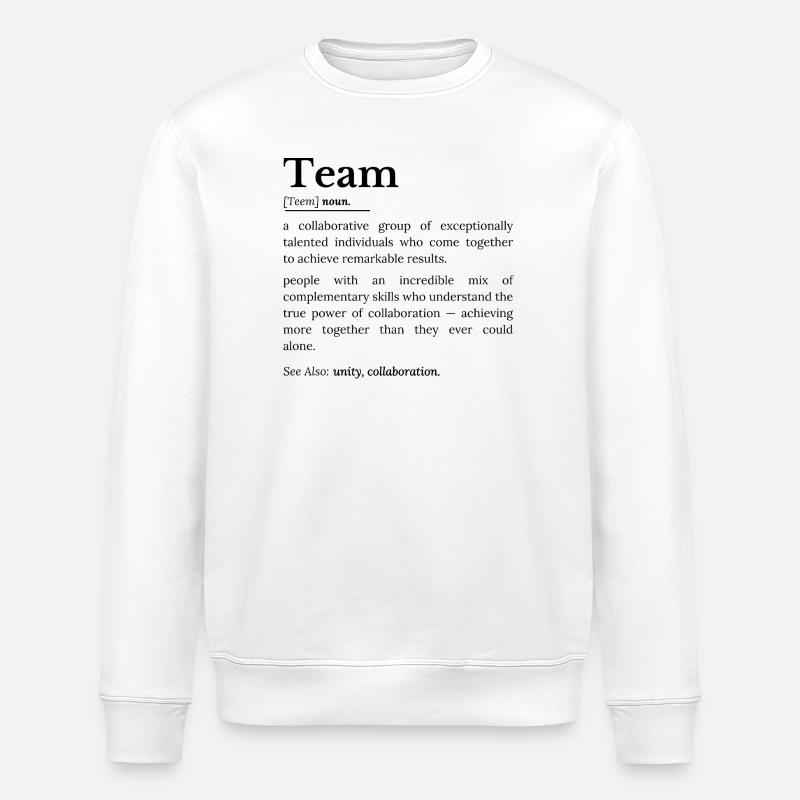 Team-Definition - Stanley/Stella Unisex Bio-Sweatshirt ROLLER - Weiß