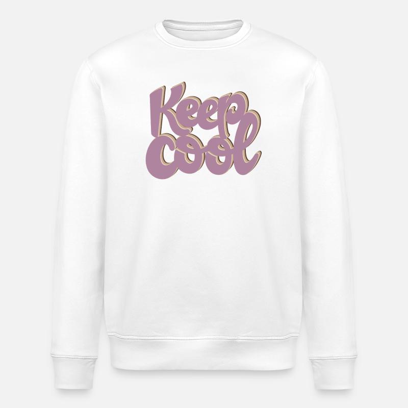 KEEP COOL - Stanley/Stella Unisex Bio-Sweatshirt ROLLER - Weiß