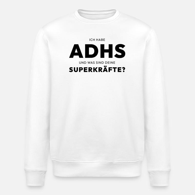 ADHS - Stanley/Stella Unisex Bio-Sweatshirt ROLLER - Weiß