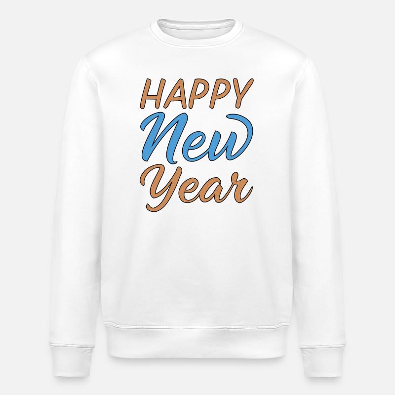 Bonne Année #7 - Sweat bio ROLLER Stanley/Stella Unisexe - blanc