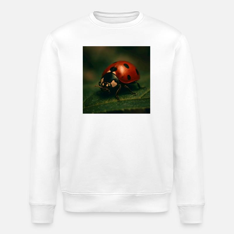 Tiere - Marienkäfer - Stanley/Stella Unisex Bio-Sweatshirt ROLLER - Weiß